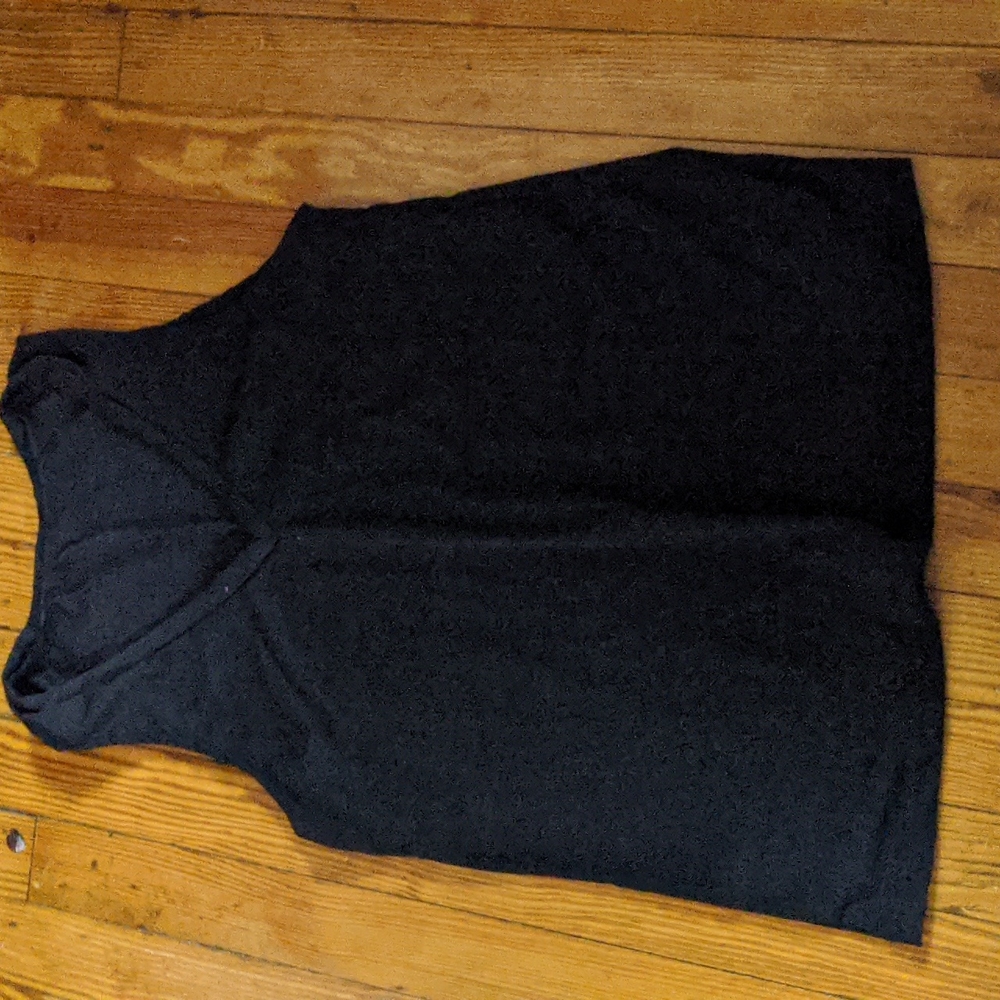 Black tank top